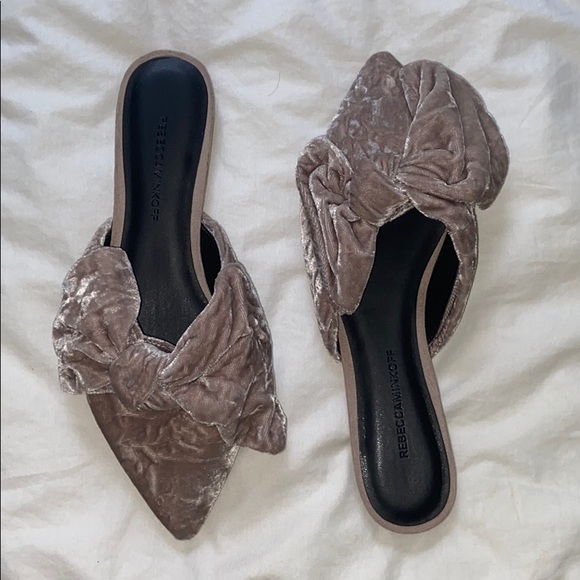 Rebecca Minkoff Velvet Flats - Picture 1 of 4